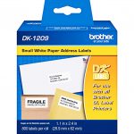 Cinta Brother DK-1209, 800 Etiquetas (29 mm X 62 mm)