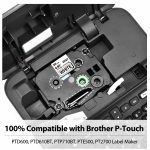 Cinta Brother Tze-S251, Tz2-S251 Super Adhesiva, Compatible - Imagen 3