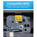Cinta Brother Tze-661, Tz2-661 (36 mm x 8 mts), Compatible - Imagen 2