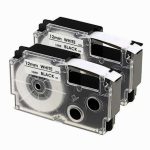 Cinta Casio XR-12WE, PT-12WE (12mmx8m), Compatible - Imagen 4