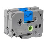 Cinta Brother Tze-521 Tz2-521 9mm Negro/Azul, Compatible - Imagen 2