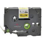 Cinta Brother Tze-621 Tz2-621 9mm Negro/Amarillo, Compatible - Imagen 3