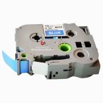 Cinta Brother Tze-545 Tz2-545 18mm Azul/Blanco, Compatible - Imagen 2