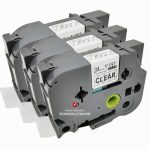 Cinta Brother Tze-151 24mm Negro/Transparente, compatible - Imagen 3