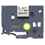 Cinta brother Tze-FX221 flexible 9mm negro/blanco, Compatible - Imagen 3