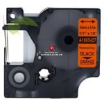 Cinta Dymo 1805427 Vinilo negro/naranja 24mm Compatible - Imagen 2